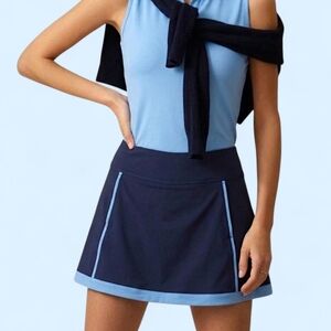 Kinona Golf Skort Medium Blue Athletic Skirt Shorts Hiking Tennis